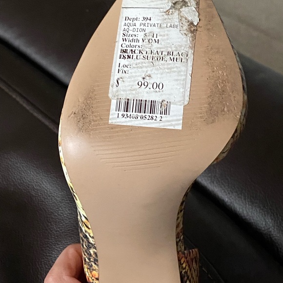 💕Aqua Heels💕 - Picture 7 of 7